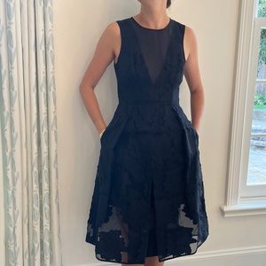Tibi black cocktail dress